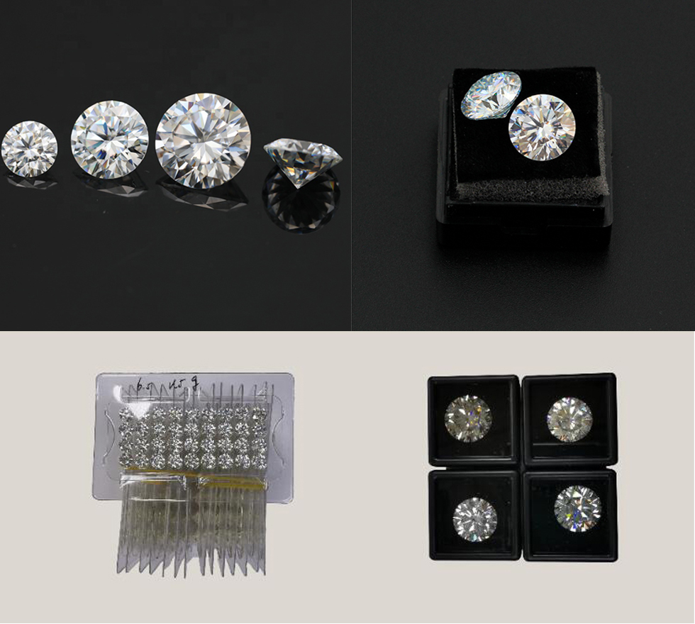 1.2 ct مختبر نمت الماس D اللون VVS عديم اللون 7.0 مم فضفاض الماس شهادة GRA