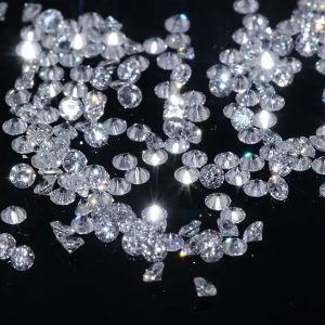 Diamantes soltos redondos pequenos de 1,5 mm com clareza VVS para compradores de diamantes e diamantes cultivados em laboratório