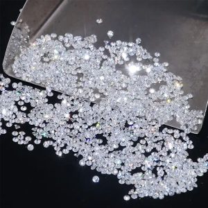 Diamantes sueltos redondos pequeños de 1,5 mm de claridad VVS para compradores de diamantes y diamantes cultivados en laboratorio