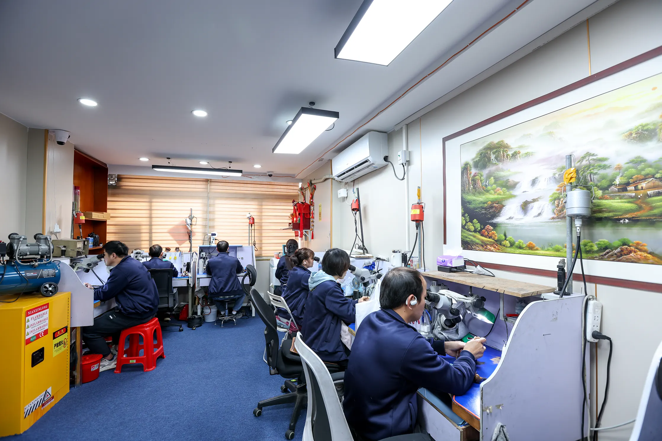 Wentworth Diamonds jewelry manufacturing workshop
